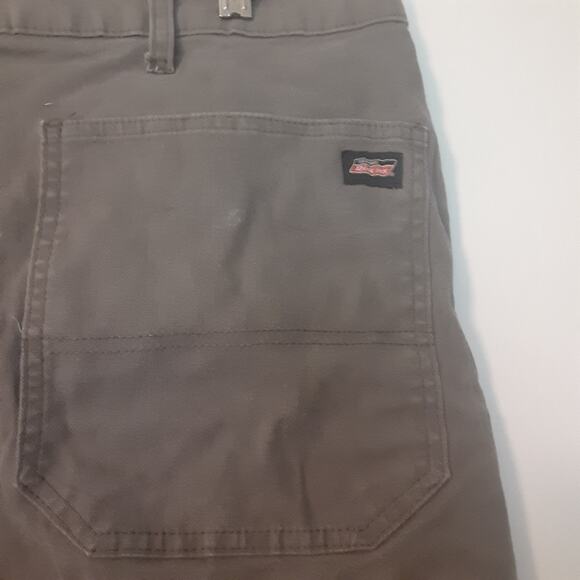 Dickies Work Pants 42x30 Mens Gray Workwear Adult Stretch Cotton Blend - Picture 5 of 9